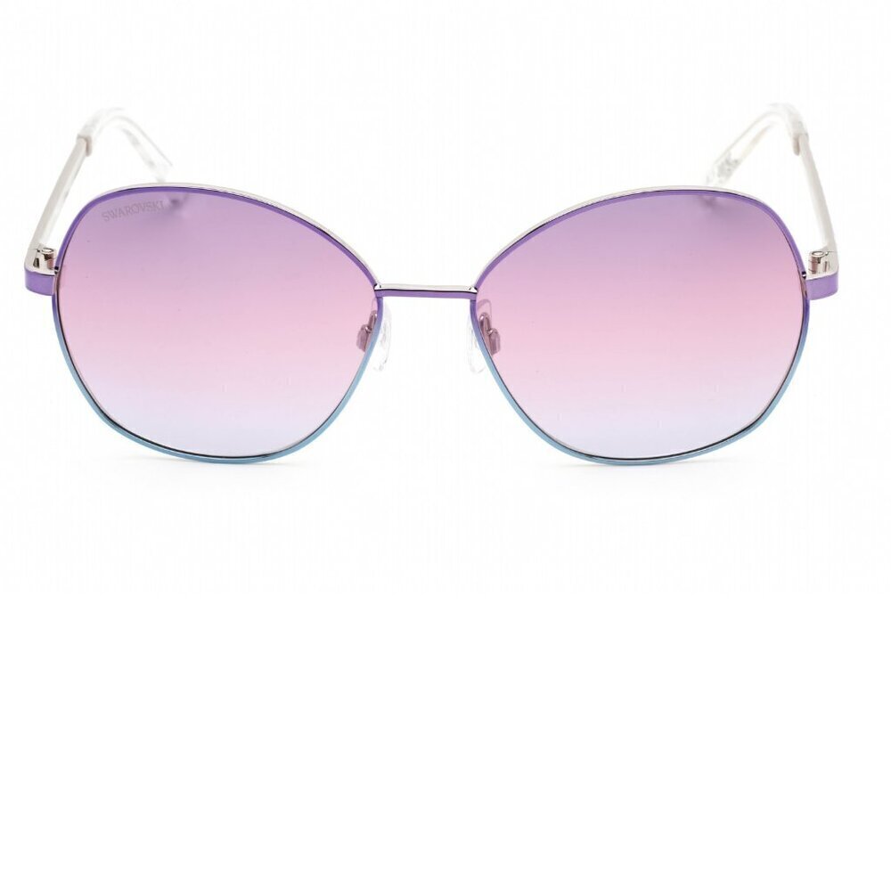 Swarovski Pastel Gradient round metal Sunglasses brand new in case - Picture 15 of 15
